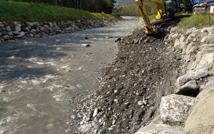 GEMAPI - TRAVAUX DE CURAGE SUR LE TORRENT DU VERSOYEN A BOURG SAINT MAURICE