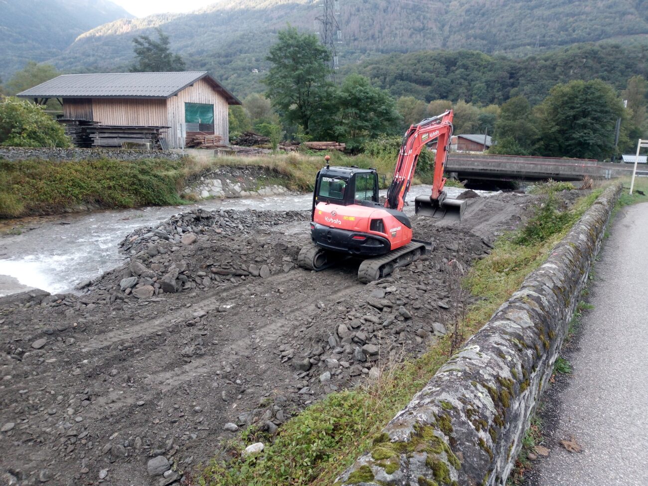 GEMAPI – TRAVAUX POST CRUE : curage du torrent du Bénétant à la Bathie